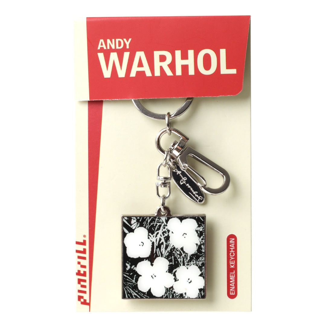 Andy Warhol Flowers Keychain