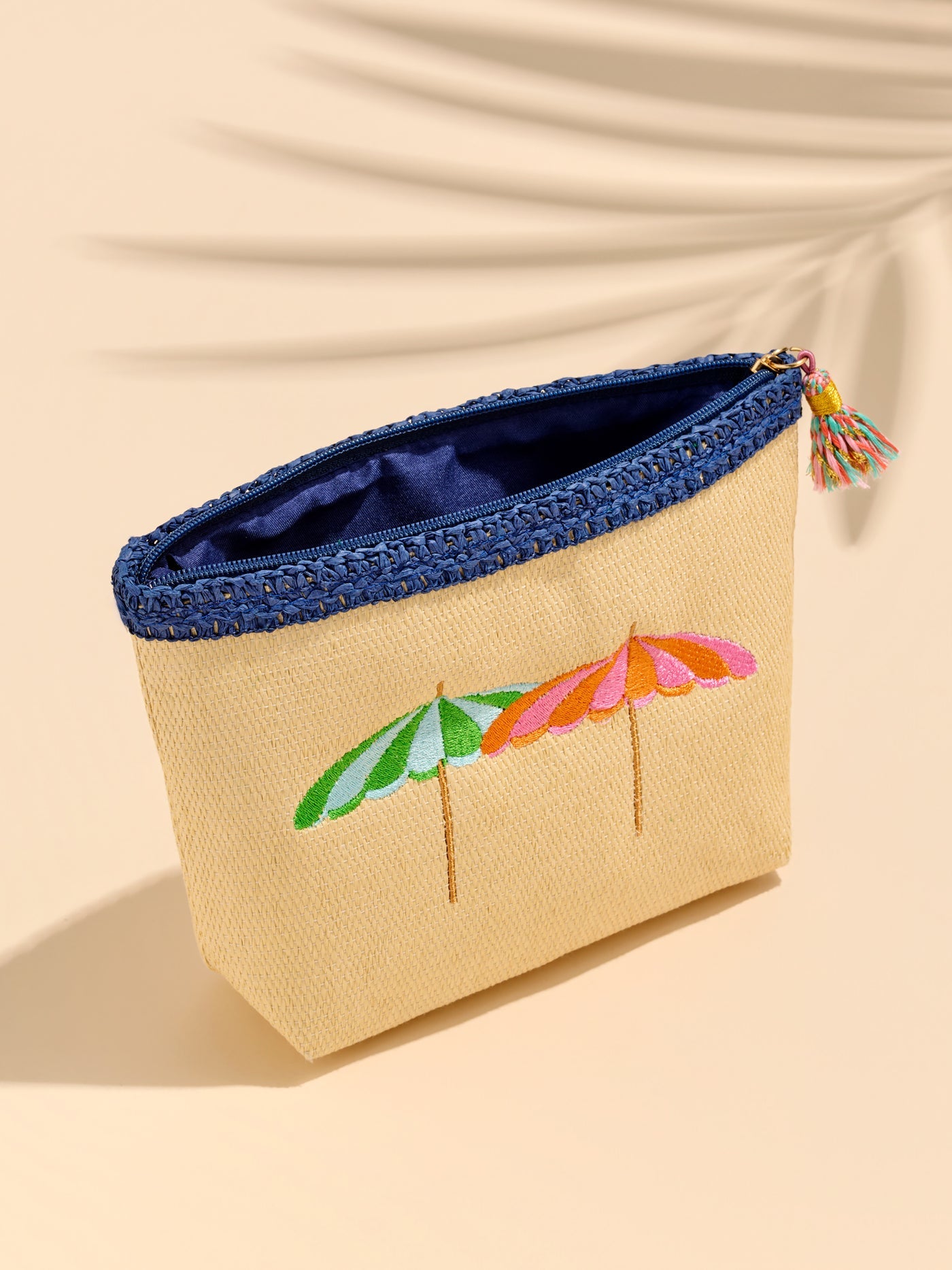 Capri Zip Pouch - Natural