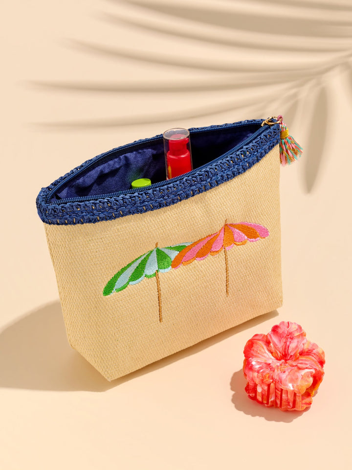 Capri Zip Pouch - Natural