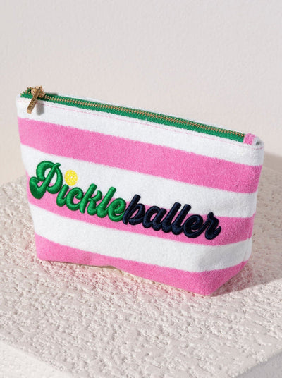 Pickleballer Zip Pouch - Pink