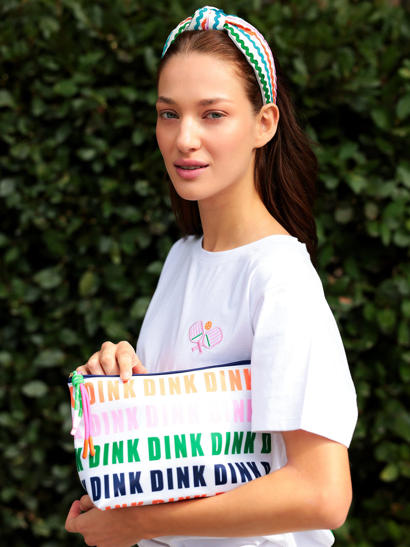 "Dink Dink Dink" Large Zip Pouch