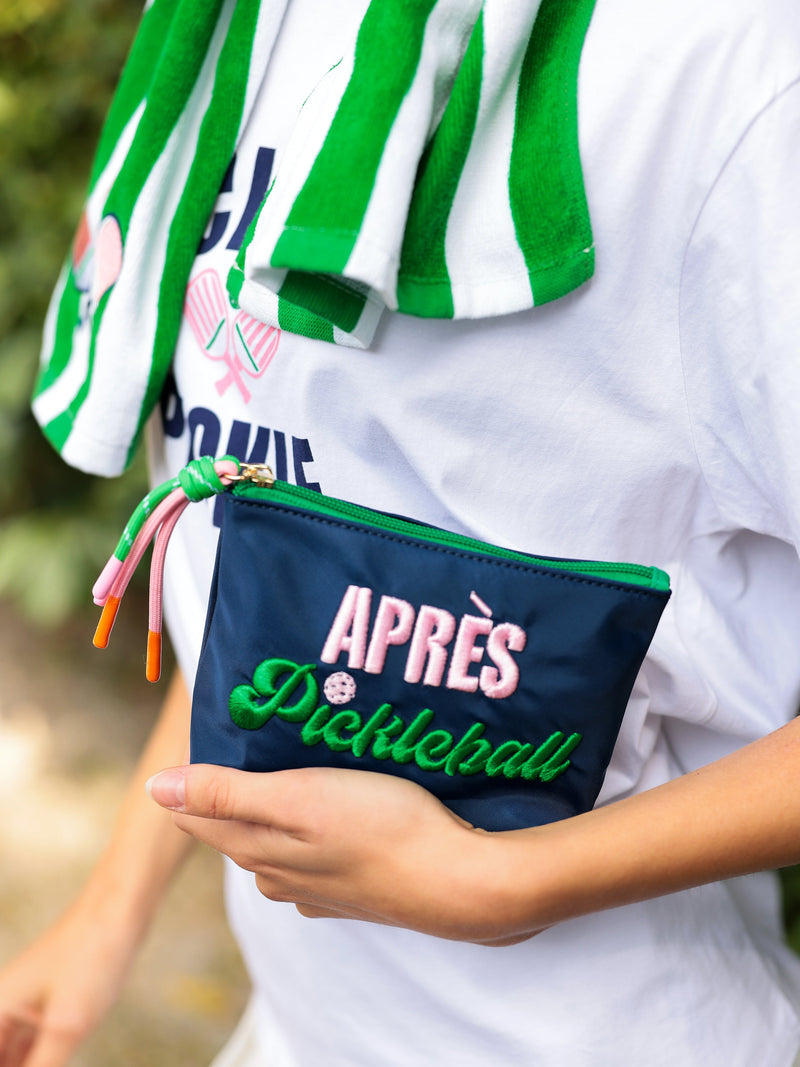 "Aprés Pickleball" Small Zip Pouch