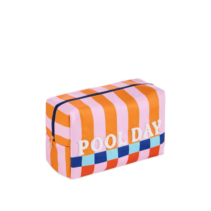 Pool Day Oversized Zip Pouch