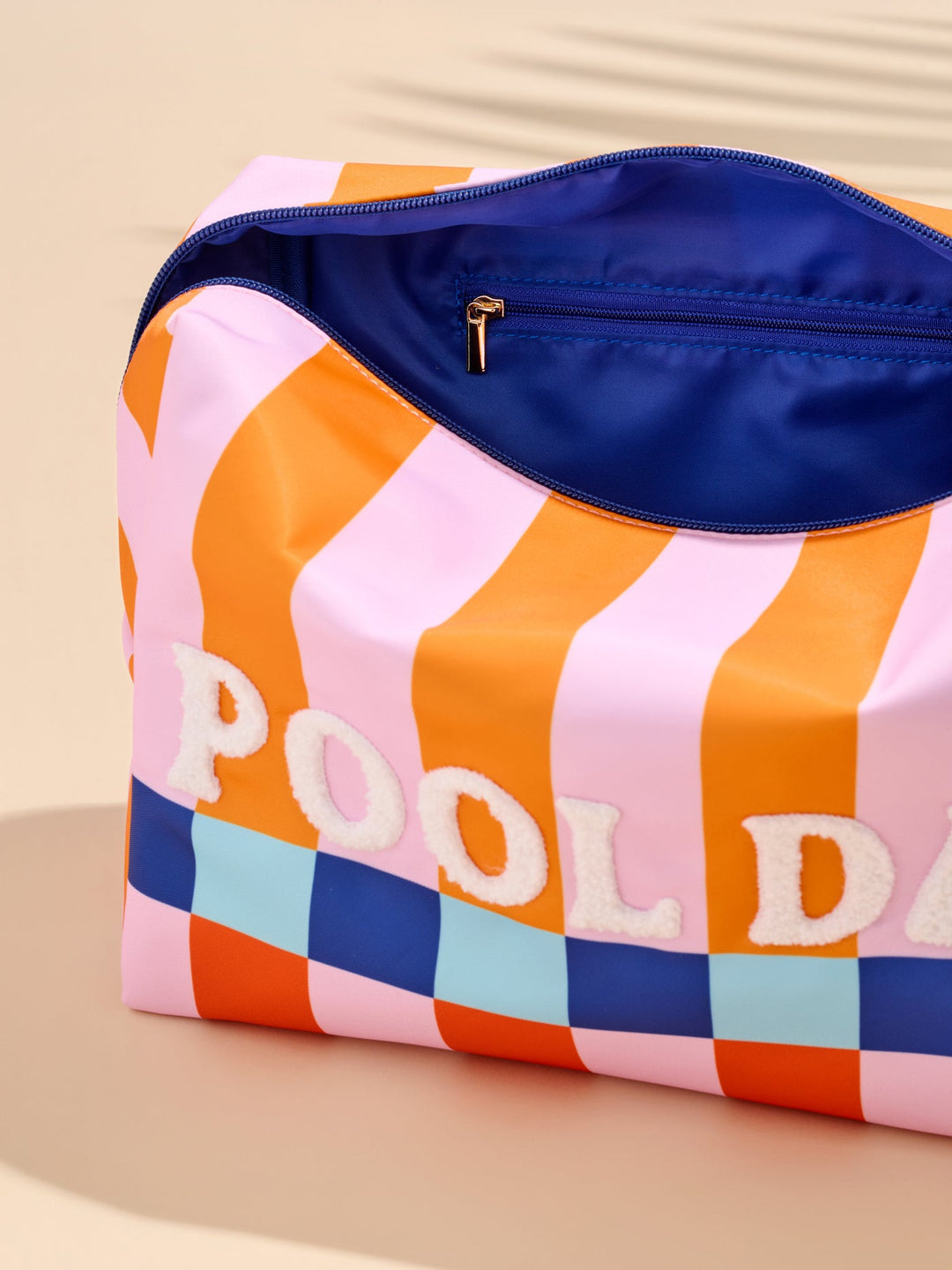 Pool Day Oversized Zip Pouch