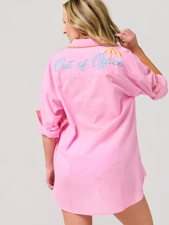 Vacay/Out-Of-Office Cover-Up Shirt