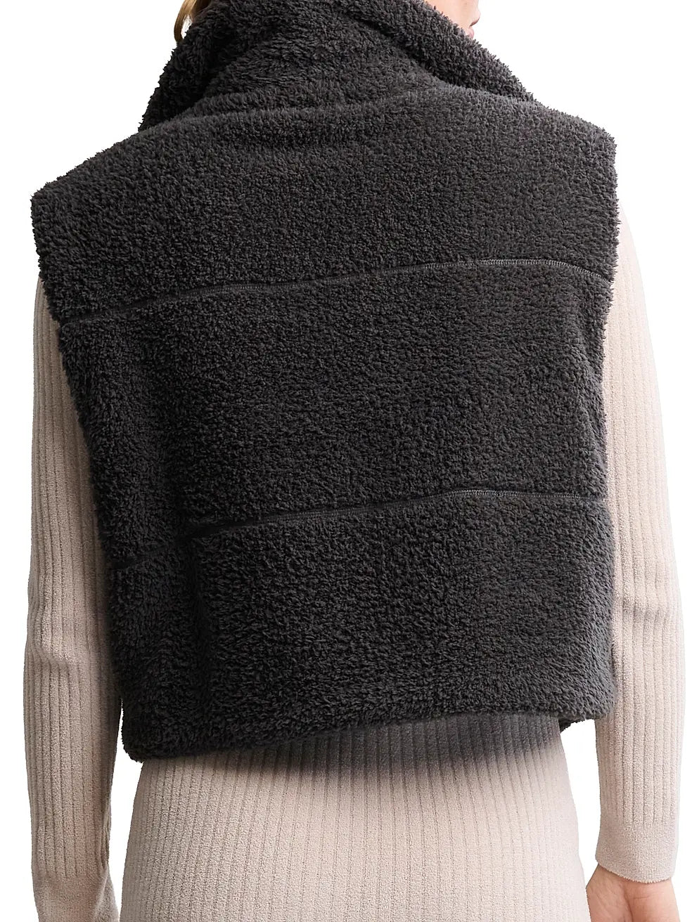 CozyChic® Brushed Puffer Vest - Carbon