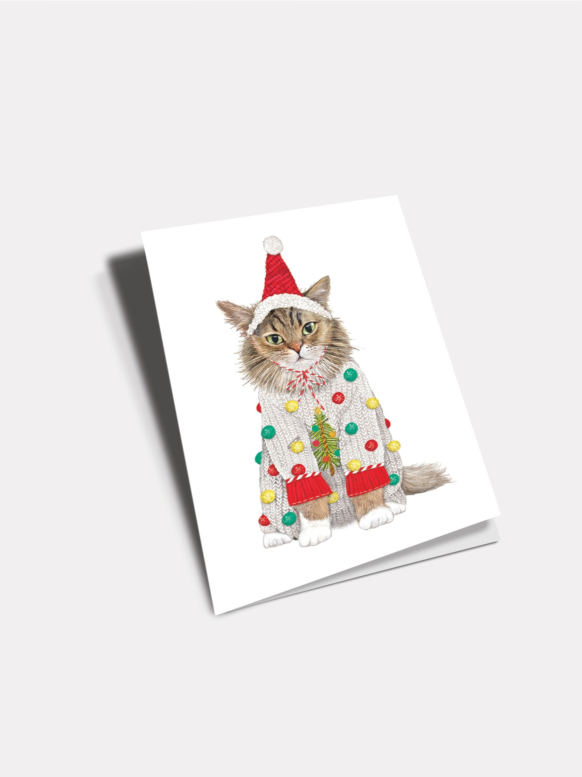 Kitty Sweater Holiday Card - Just Fabulous Palm Springs