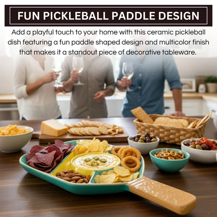 Pickleball Paddle Shaped Serving Platter