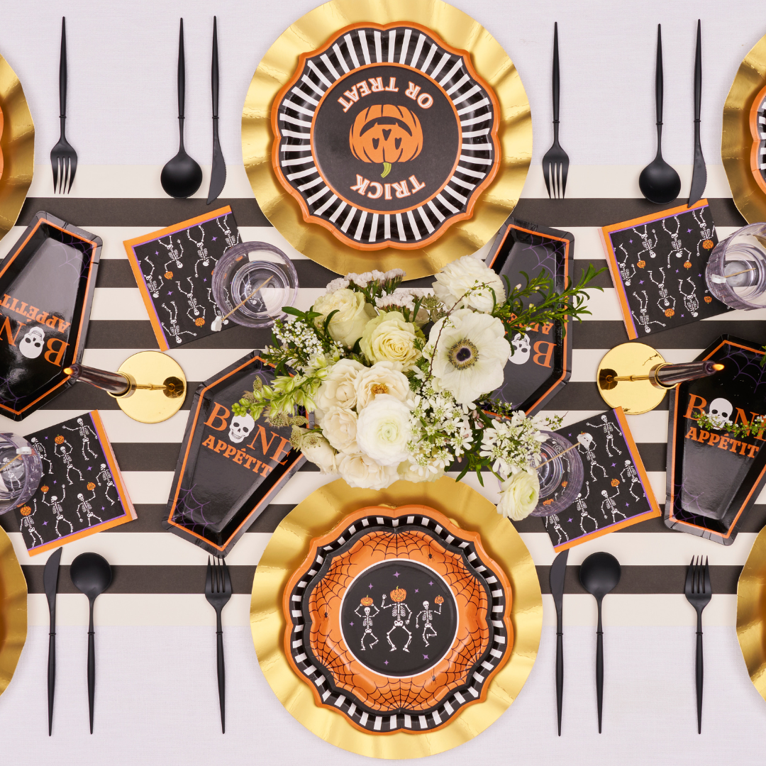 Haunted Halloween Die Cut Salad Plate - 8 Pack