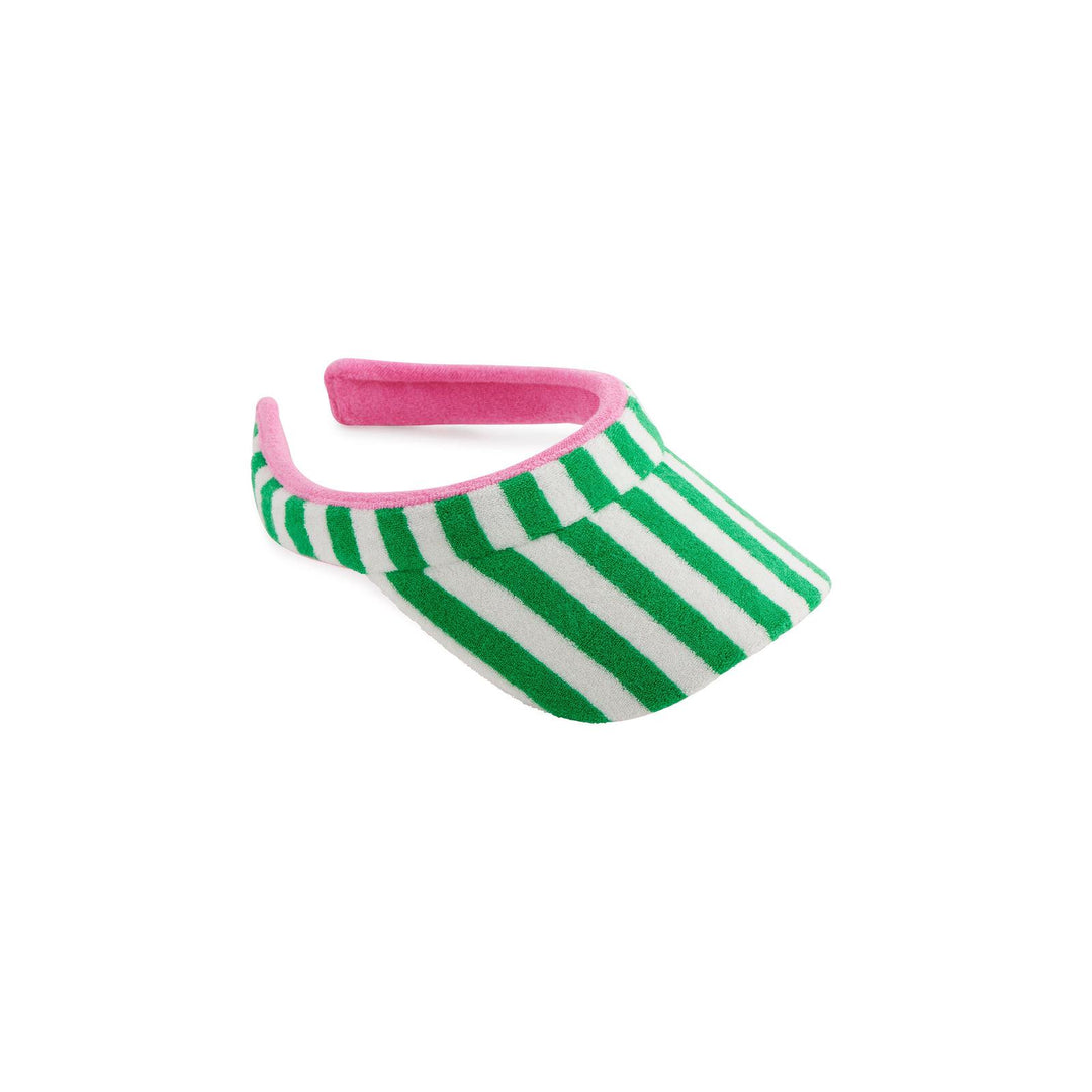 Cabana Stripe Visor - Green