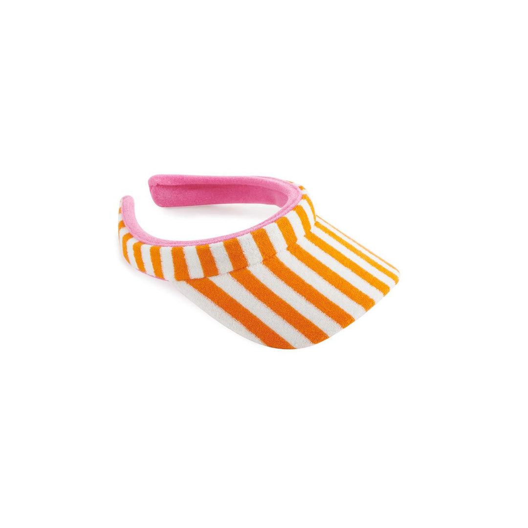 Cabana Stripe Visor - Orange