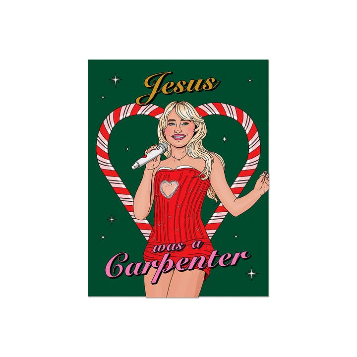 Jesus Carpenter Holiday Greeting Card