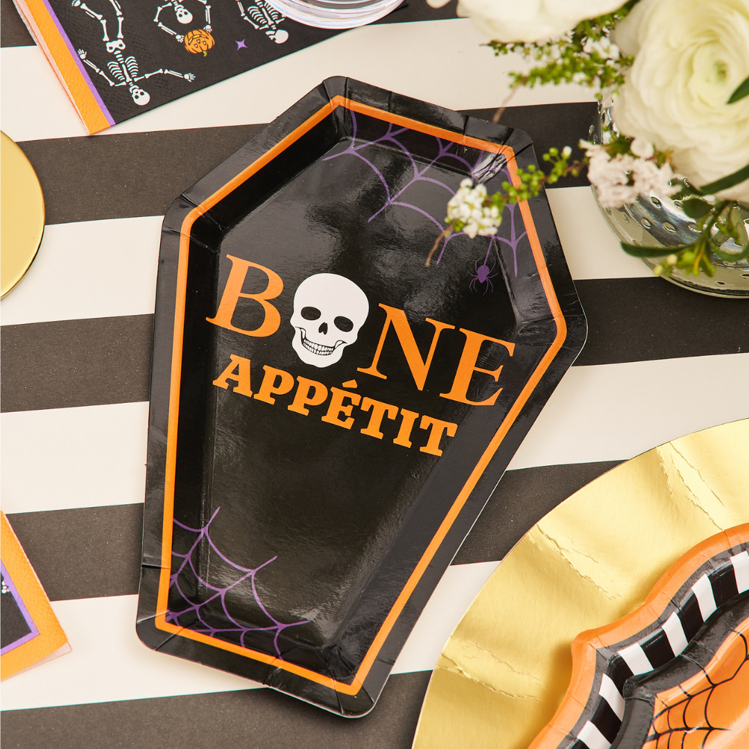 Haunted Halloween Die Cut Salad Plate - 8 Pack