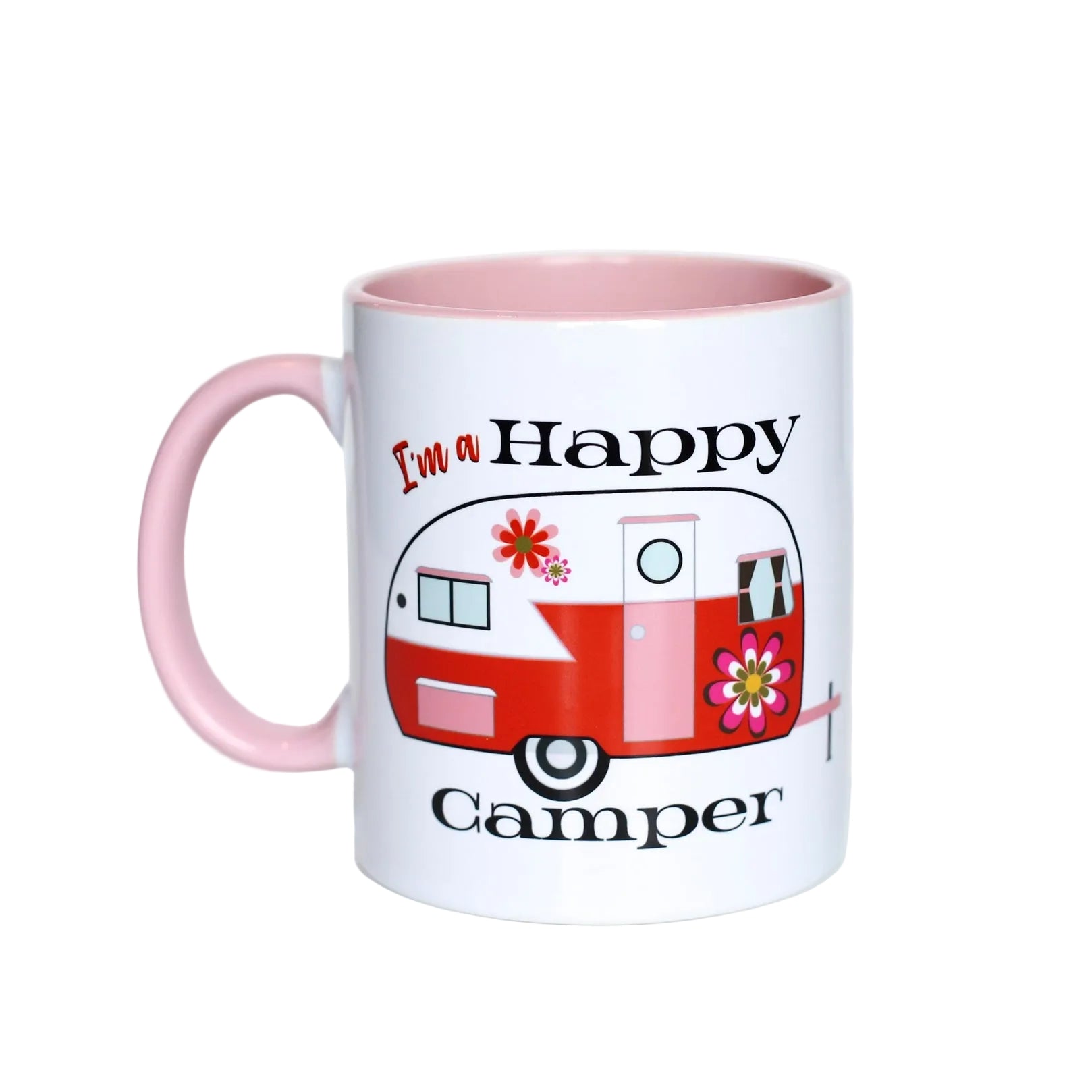 Groovy Happy Camper Vintage Coffee Mug