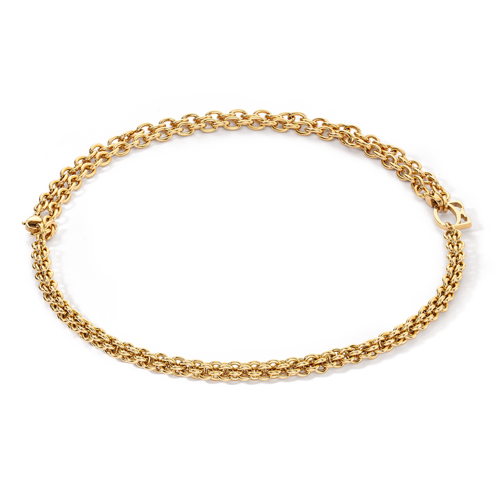 Mesh Chain Necklace - Gold