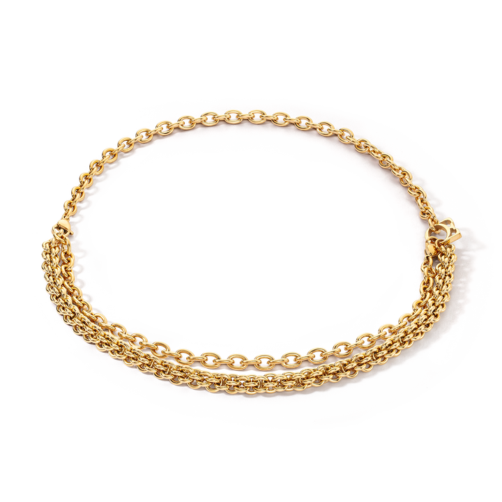 Mesh Chain Necklace - Gold