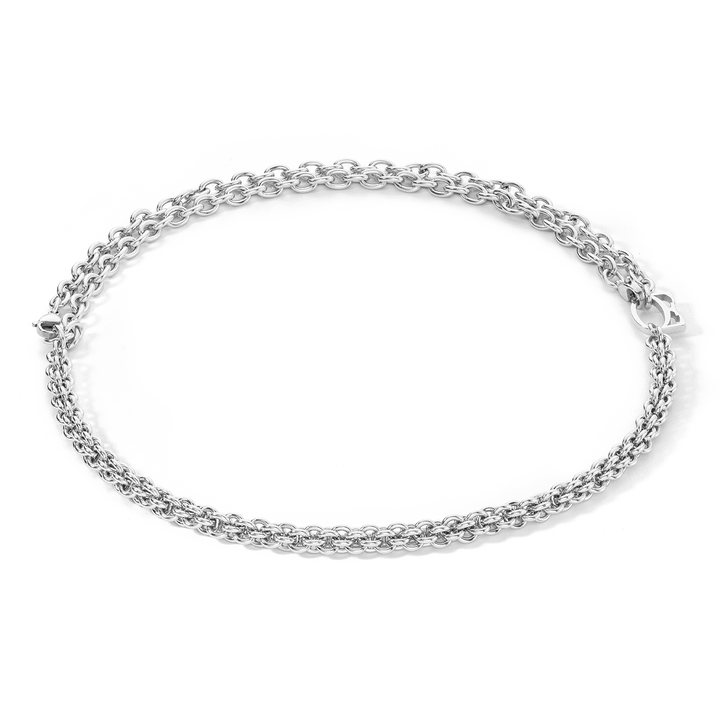 Mesh Chain Necklace - Silver