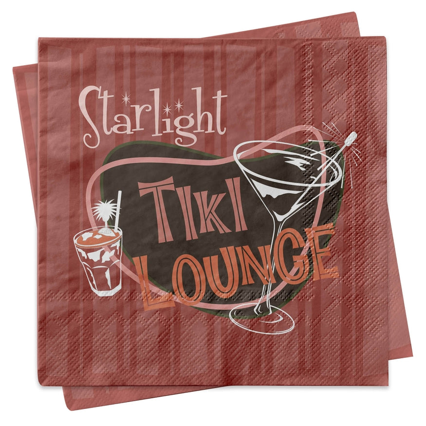 Starlight Tiki Lounge Cocktail Napkins - Just Fabulous Palm Springs