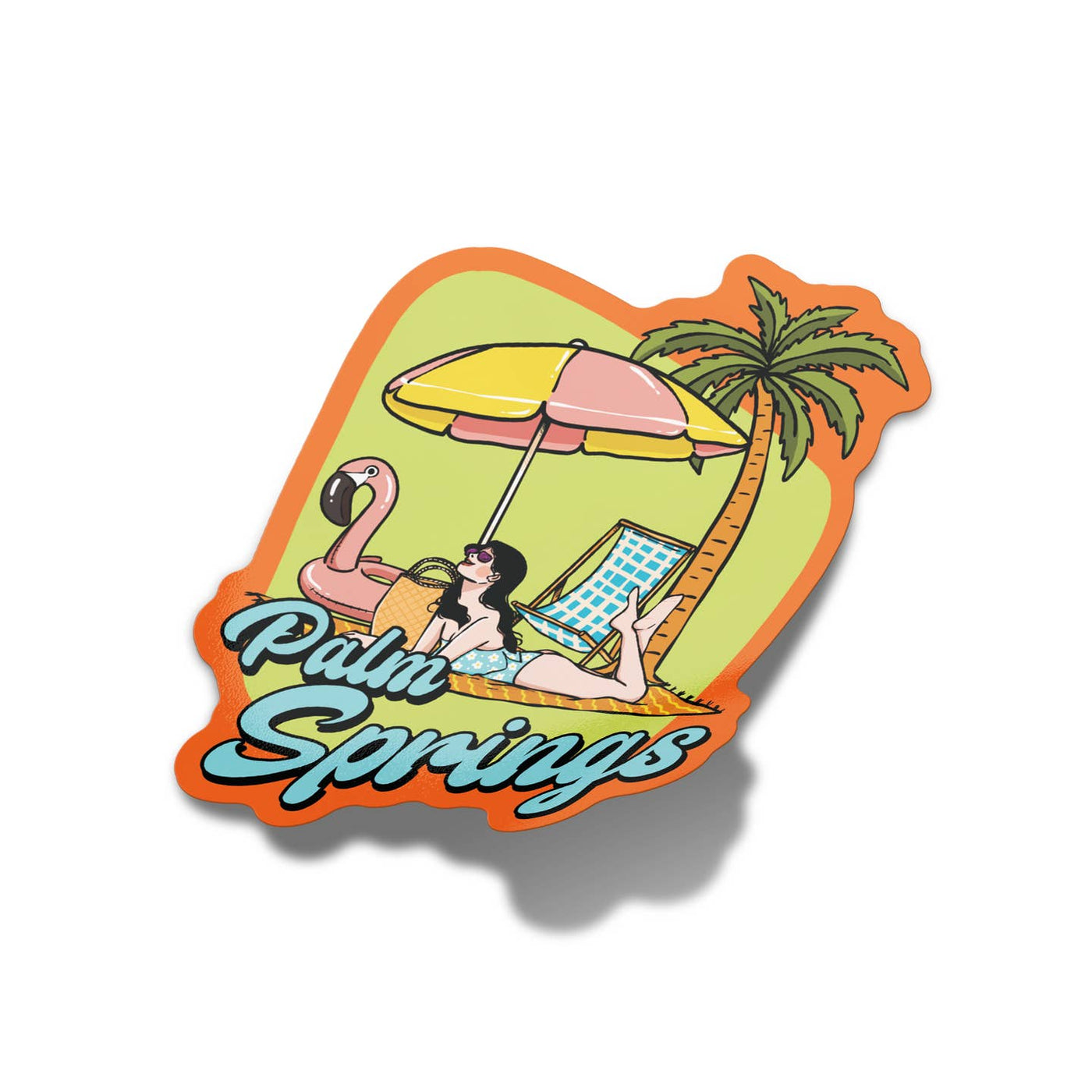 Sticker: Palm Springs Poolside