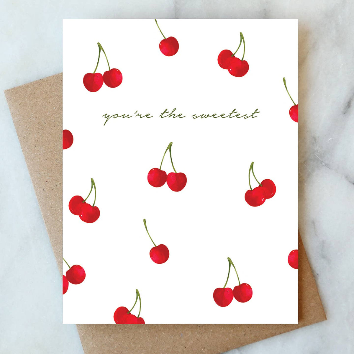 Sweet Cherries Greeting Card - Just Fabulous Palm Springs