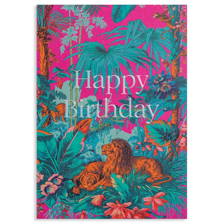 Lions Birthday Card - Just Fabulous Palm Springs