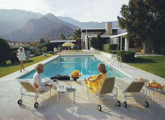 Slim Aarons Poolside Gossip 1000 Piece Puzzle - Just Fabulous Palm Springs