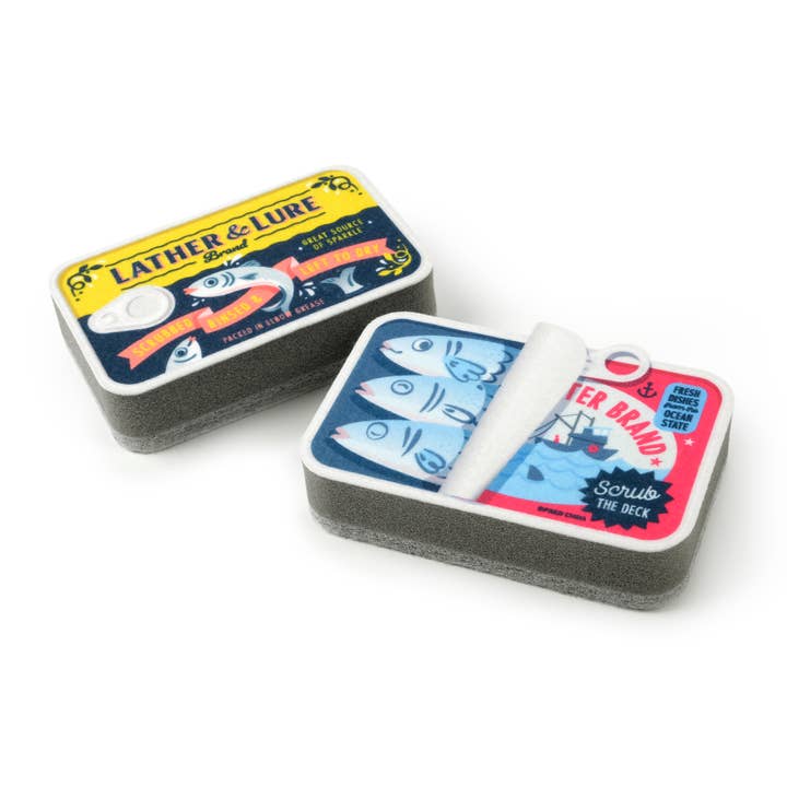 Tidy Tins Sardines Sponges - Set Of 2