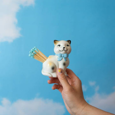 Kitty Match Striker With Matches - Calico
