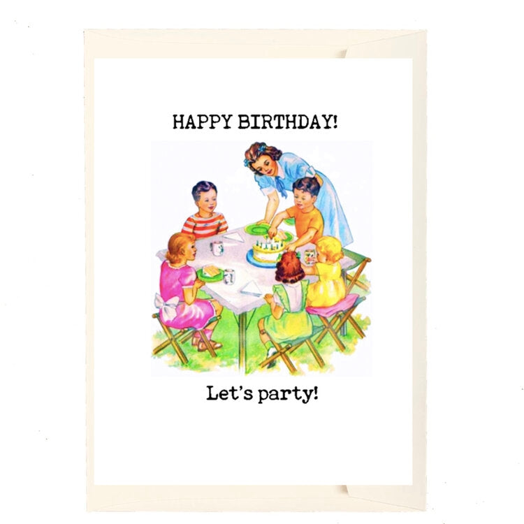 Happy Birthday! Let's Party! Birthday Card