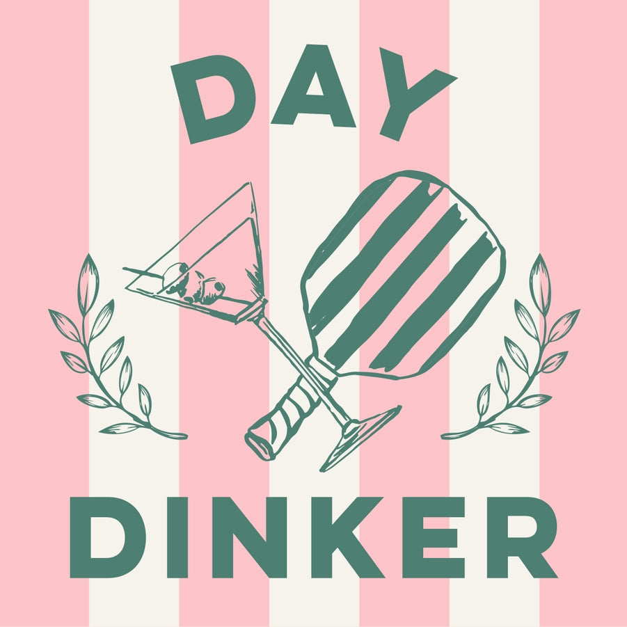 Day Dinker Pickleball Cocktail Napkins - Just Fabulous Palm Springs
