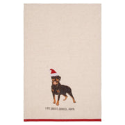 Ate The Cookies Rottweiler Kitchen Towel