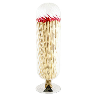 Helix Fireplace Match Cloche With Red Tipped Matches