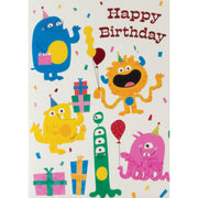 Little Monsters Birthday Card