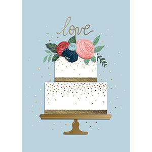 Lovely Cake Greeting Card - Just Fabulous Palm Springs