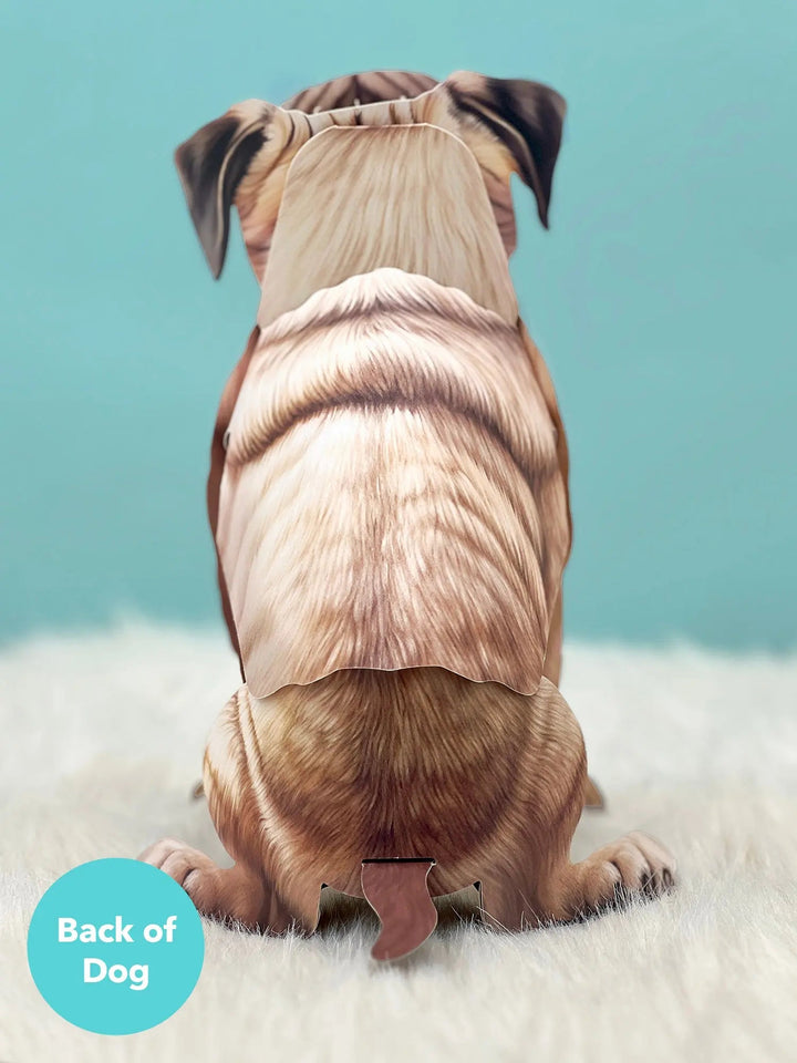 Pug Pop-Up Card - Just Fabulous Palm Springs