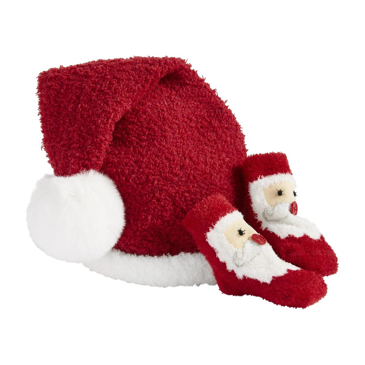 Christmas Hat And Sock Set - Santa