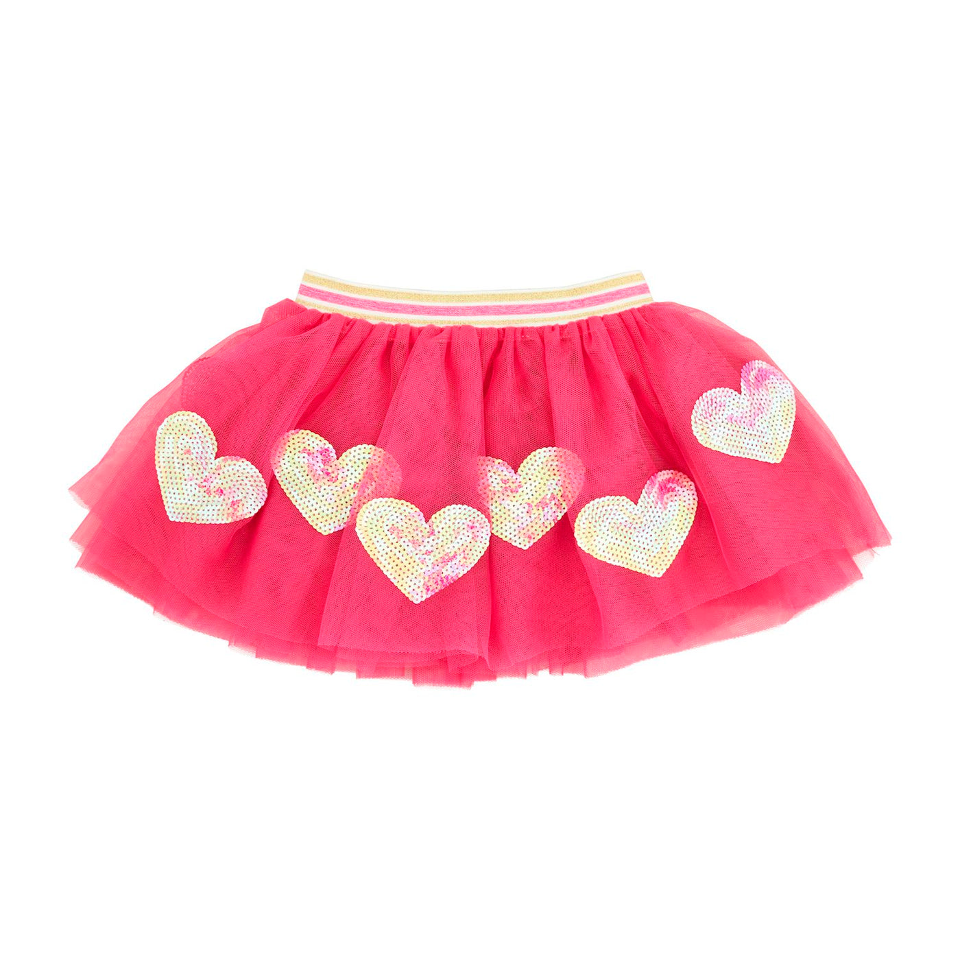 Heart Sequin Tutu - Pink Hearts