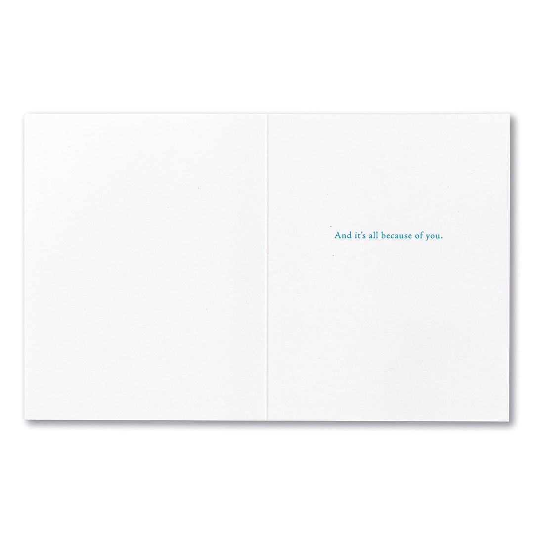 My Soul Is Swept Up In Joy Greeting Card