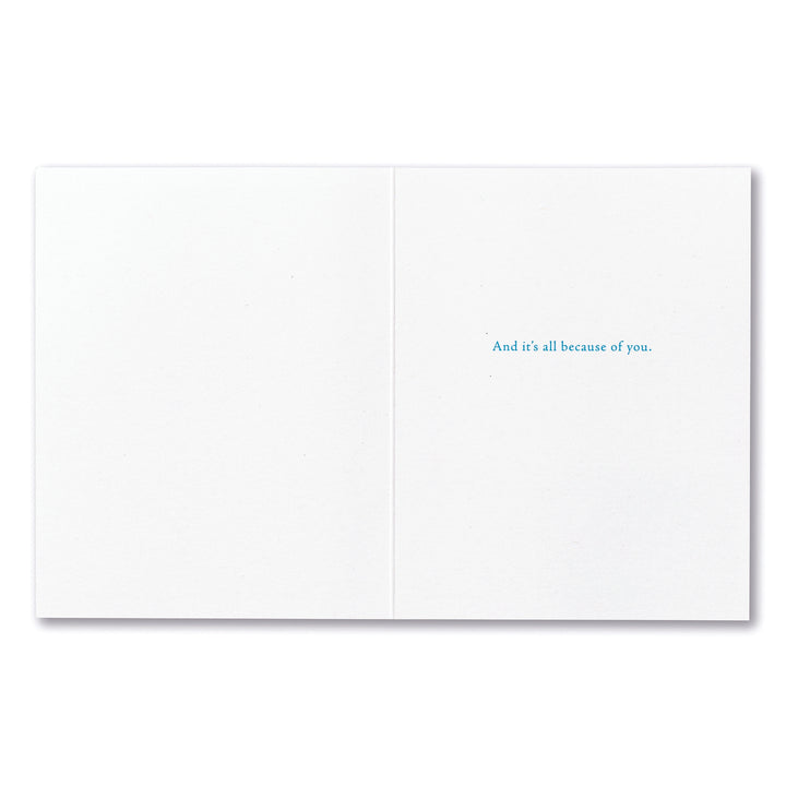 My Soul Is Swept Up In Joy Greeting Card