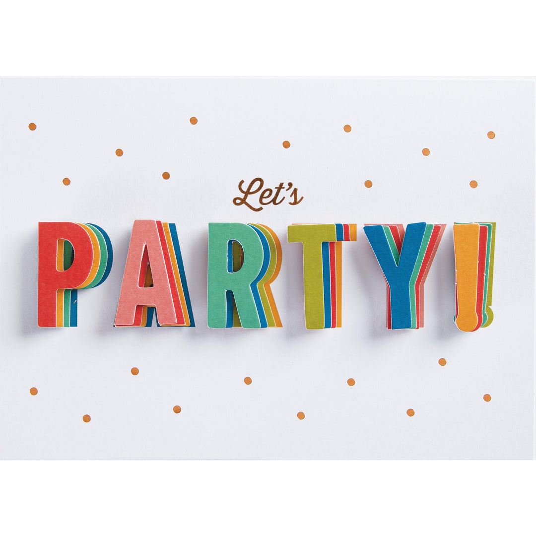Let's Party Birthday Card