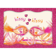 Kissy Kissy Fish Valentine's Day Greeting Card - Just Fabulous Palm Springs