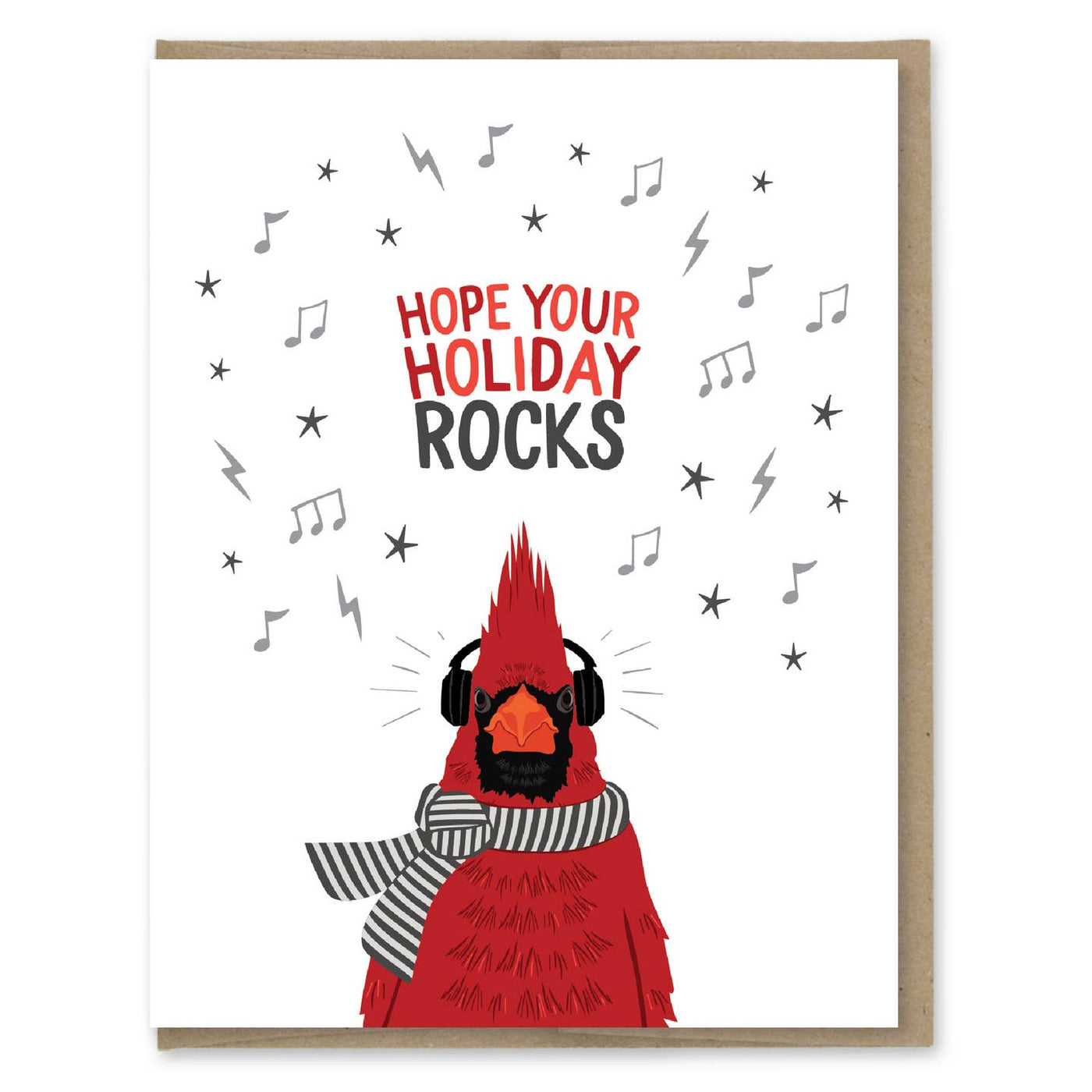 Cardinal Holiday Rocks Holiday Card