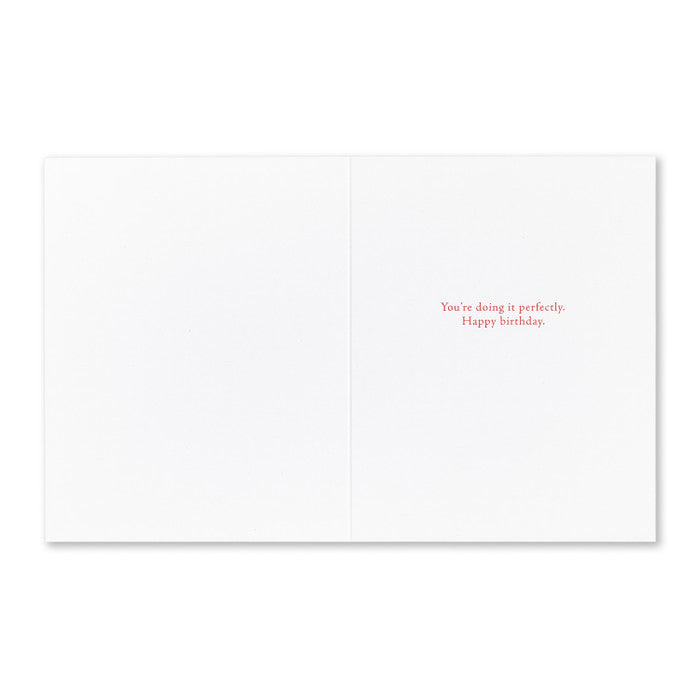 Don't Worry About Growing Up Birthday Card