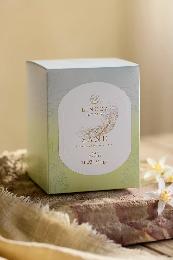 Sand Large Candle 11 Oz.