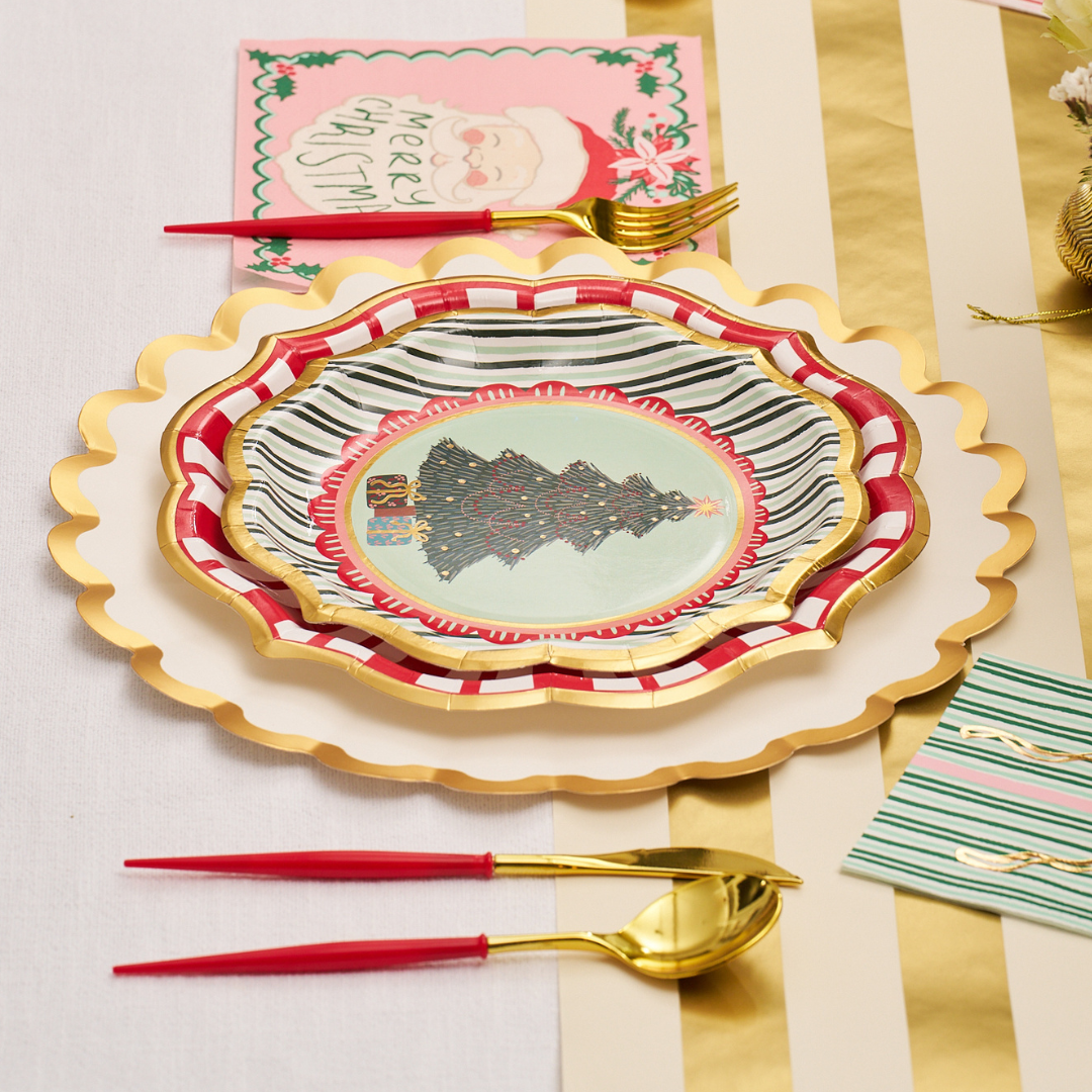 Tis The Season Salad Plates - 8 Pack