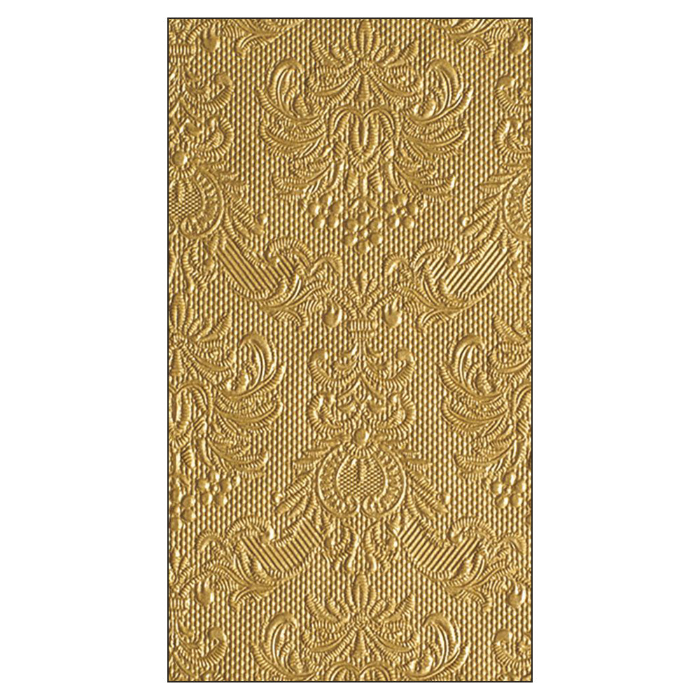 Gold Elegance Embossed Guest Towels