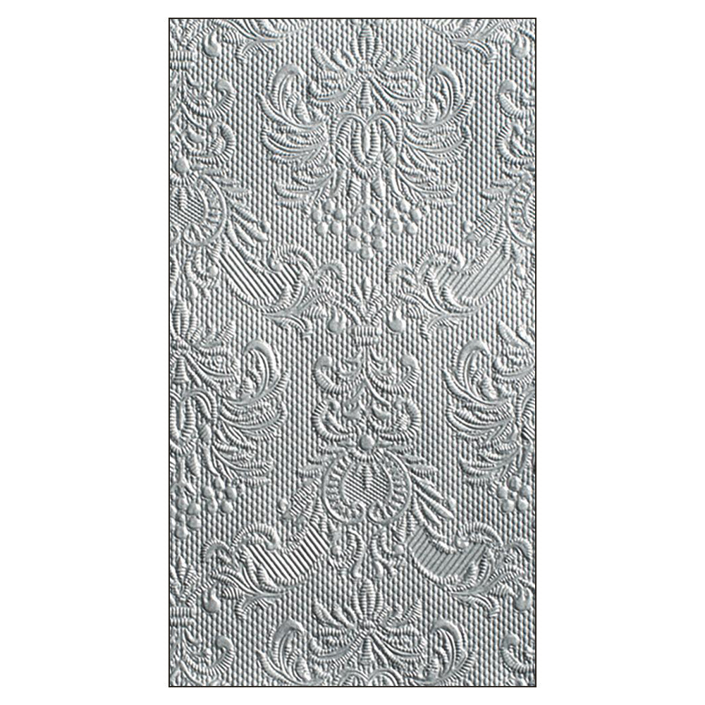 Silver Elegance Embossed Guest Towels