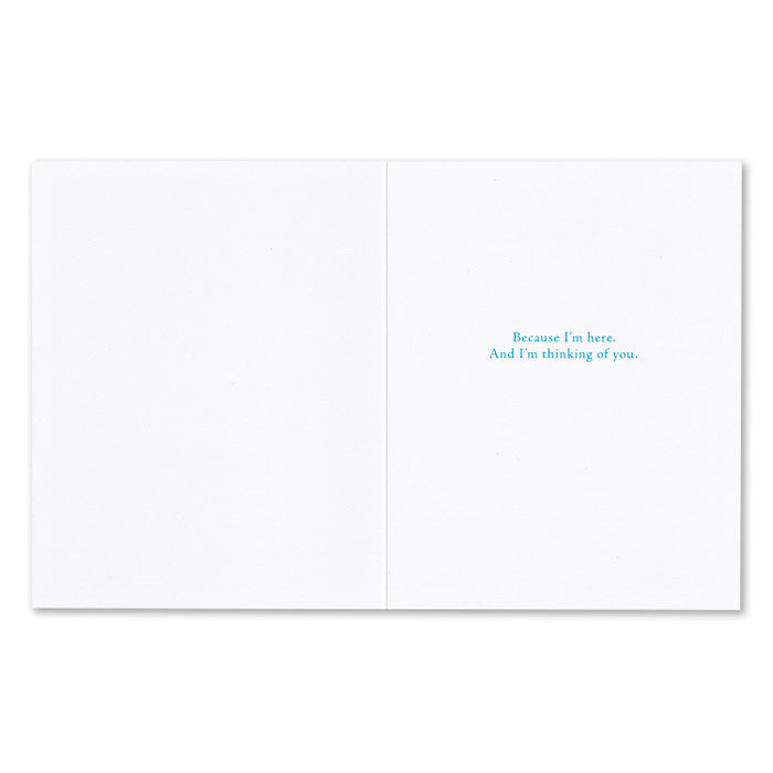 “…You’re Not Alone. There’s No Way To Be Alone.” —Franz Kline Greeting Card