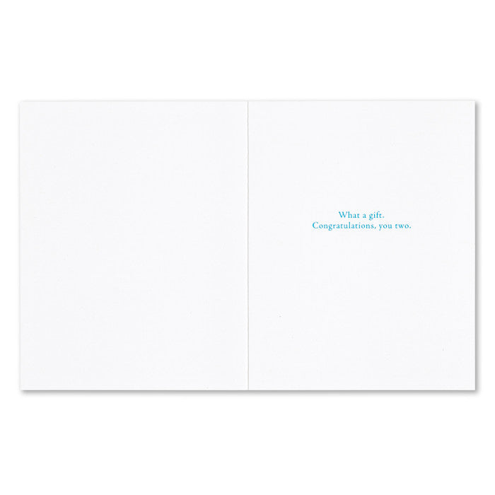 “You Don’t Find Love, It Finds You.” —Anaïs Nin Wedding Greeting Card