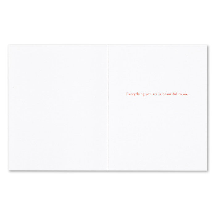“To Be Beautiful Means To Be Yourself.” —Thich Nhat Hanh Greeting Card